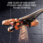 2.4G remote-controlled flying sword - 4-axis flying sword with light display, wristwatch control for special sword shape