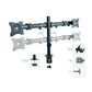Sit Stand Up Desk Converter with Dual Monitor Mount