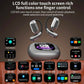 UYUXIO AI Translating Earphone OWS Real Time Translation Earbuds with 144 Languages Ear Buds with LCD Touch Screen Headphone