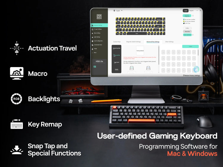 EPOMAKER HE68 Lite Keyboard - ElectronAge
