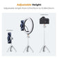 Selfie Stick Camera Bluetooth Handheld Tripod with Maximum Load Ccity of 2kg in Black for Smartphone Photography