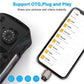 USB+Type-C TF Card Mobile Card Reader Zinc Alloy Plus USB Adapter Type-C Huawei LaptopMultifunctionalOTGCardReader
