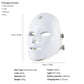 7 Colors Led Facial Mask With Neck Red Light Therapy Mask For Skin Tightening Lifting Anti-aging Bio-Light Beauty Whitening Home