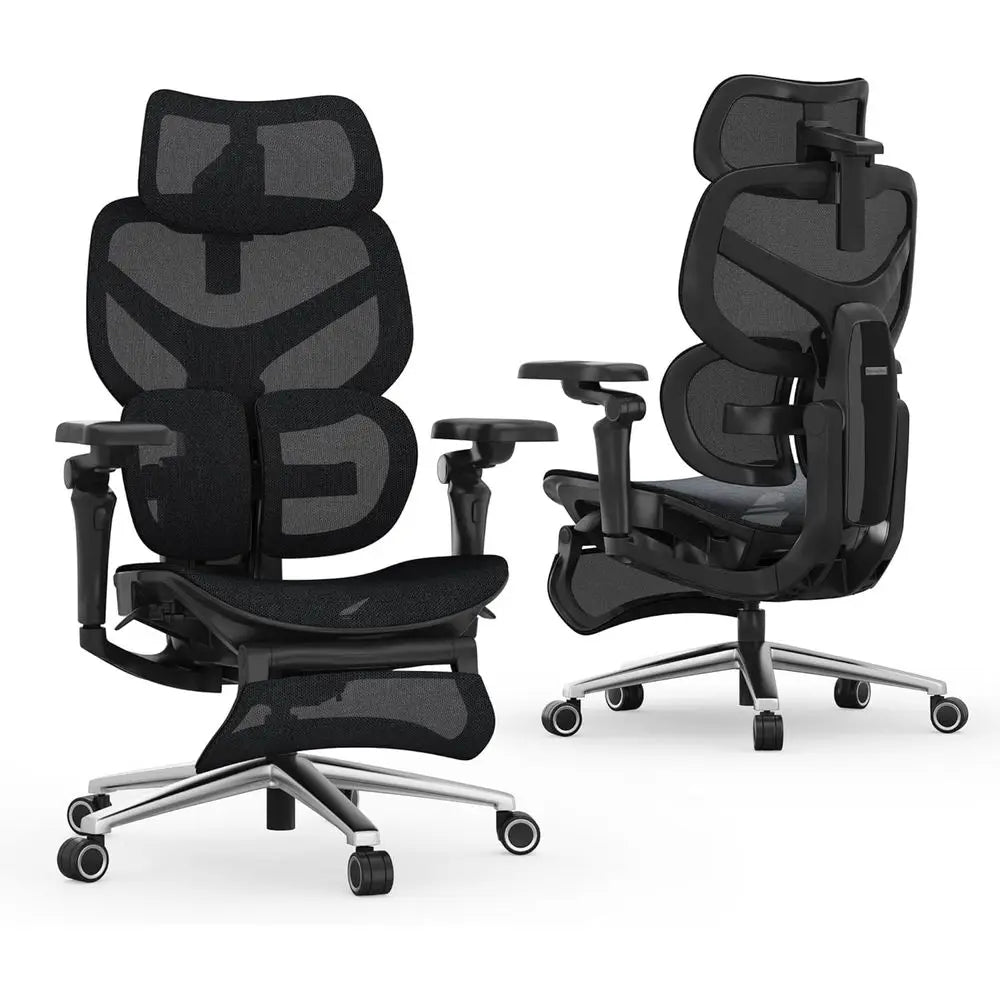 Ergonomic Gaming Chair with Adaptive Lumbar Support - ElectronAge