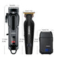 Solimpia Professional Hair Clipper 3-piece Set for Men Rechargeable Cordless Barber Clippers for Wet/Dry Hair Cutting