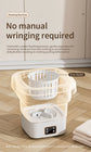 9L Foldable Washing Machine With LCD Display Spin Dryer Automatic Mini Underwear Sock Centrifuge Portable Mini Washing Machine