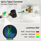 Propane Tank Refill Adapter Propane Bottle Connector With Glow In The Dark Gauge Brass Connector With Hose For Outdoor Stove BBQ