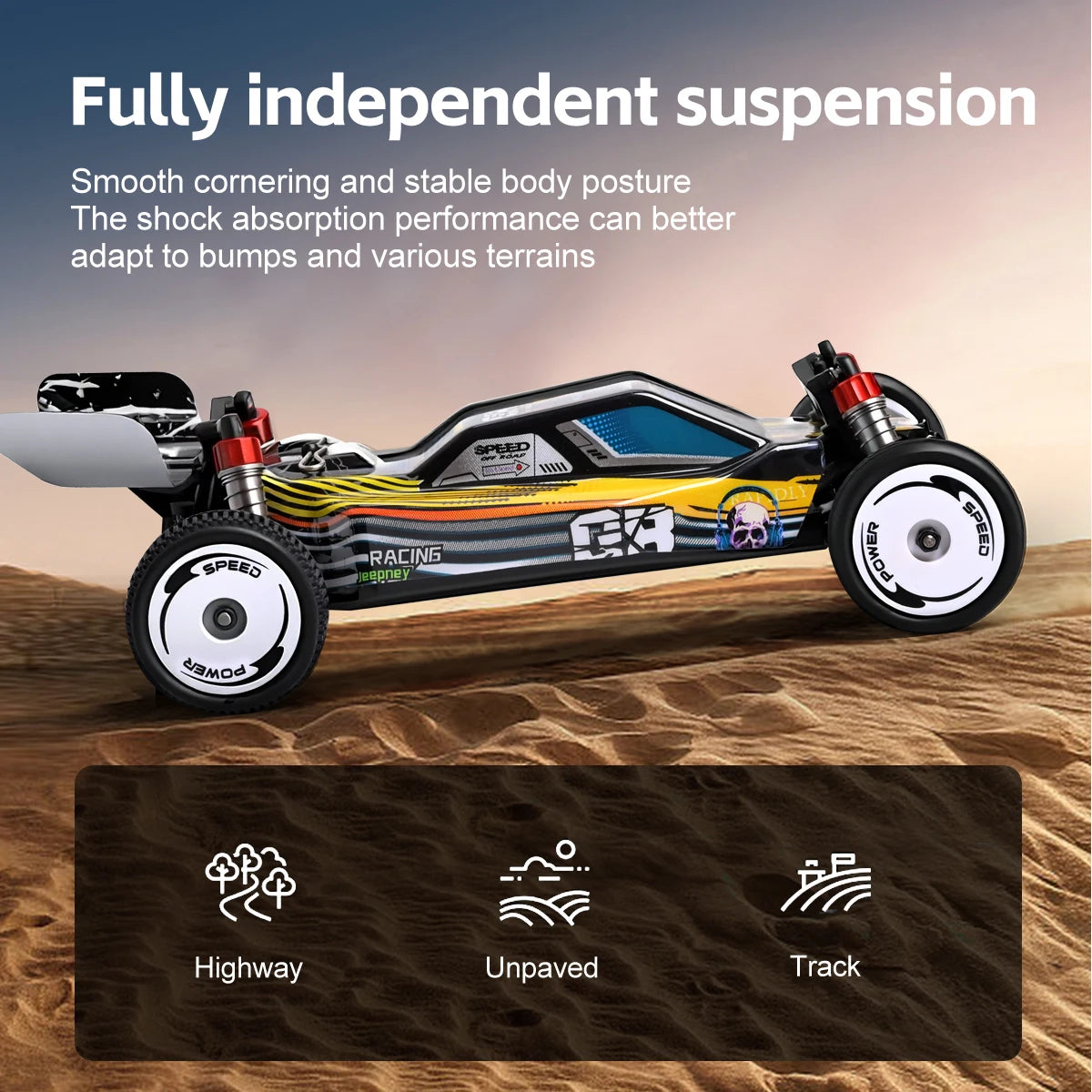 WLtoys 244016 High Speed Remote Control Car - ElectronAge