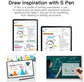 Stylus Pen for Samsung Galaxy Tab S9 S8 S7 S6 Lite with Palm Rejection Pencil for Galaxy Tab S9+ S8 Ultra S7 FE S Pen with Nibs