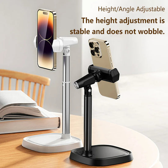 2026 Mobile Tablet Live Streaming Stand Desktop Adjustable Angle Aluminum Alloy Stand Stable Drama Watching Tool Home Furnishing