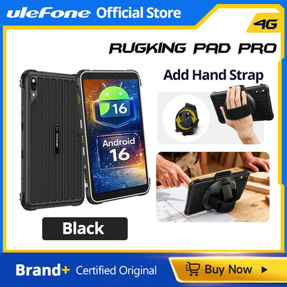 [Built-in eSIM] Ulefone RugKing Pad Pro Rugged Tablet 4G 8.68“90Hz 7100mAh Android 16 , Up to 16GB RAM 128GB ROM Global version