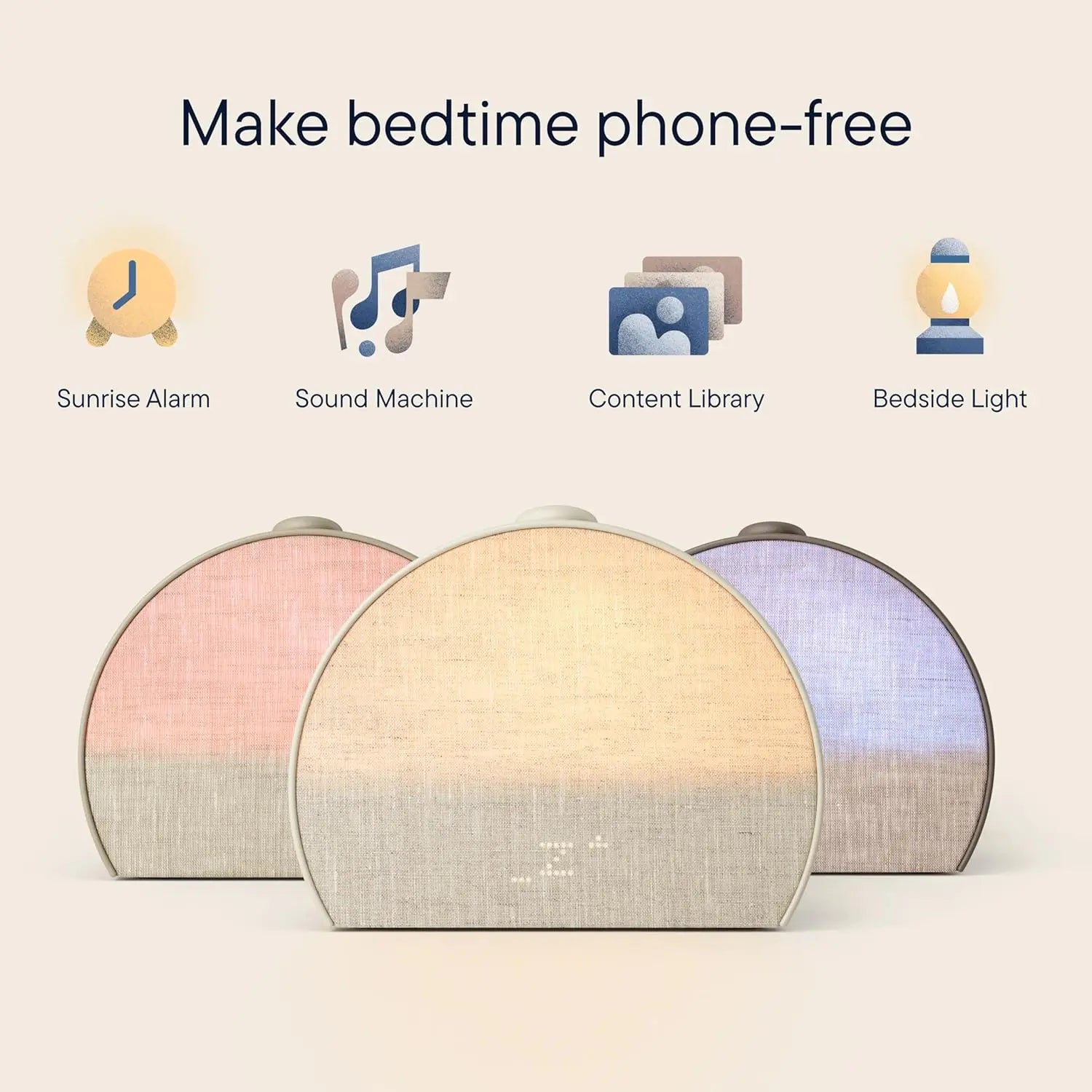 Smart Sunrise Alarm Clock with White Noise & Sleep Sounds - ElectronAge