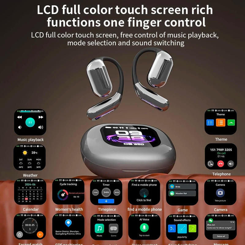 UYUXIO OWS Real Time Translation Earbuds - ElectronAge