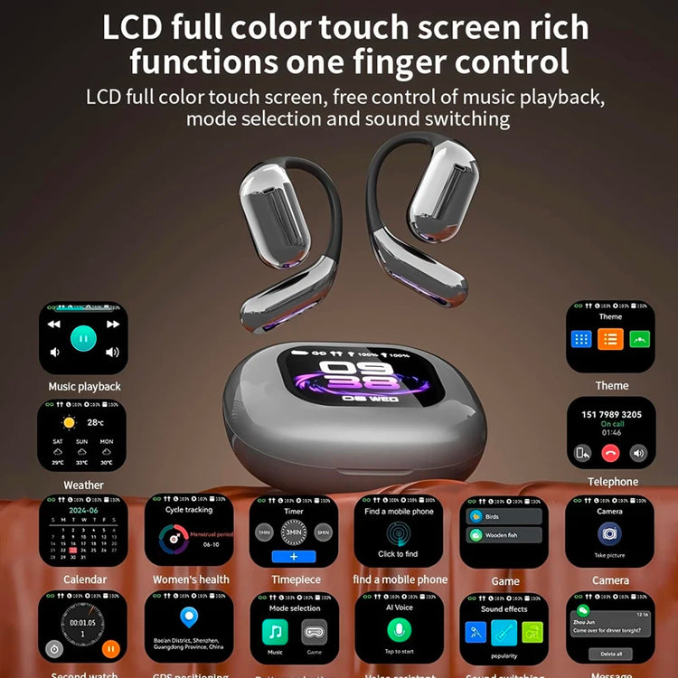 UYUXIO OWS Real Time Translation Earbuds - ElectronAge
