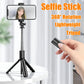 Roreta 2025 foldable Tripod for Smartphone,phone Stand with Bluetooth shutter,Wireless Selfie Stick brackets with Phone Holder