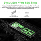 Topton OcuLink Mini PC Gamer AMD Ryzen AI 9 HX 370 7 PRO 360 8845HS USB4 2x2.5G LAN 2xPCIe4 Mini NUC Computer Windows 11 WiFi6E
