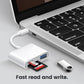3 in 1 Card Reader Adapter Type C To SD TF Memory Card Reader USB Type C OTG Converter For Huawei Samsung Xiomi Phone Tablet