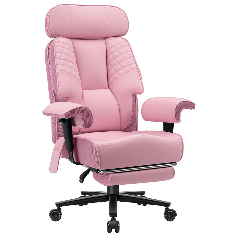 Executive Office Chair with Foot Rest and Waist Lumber Support - ElectronAge