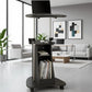Adjustable Height Rolling Laptop Cart - ElectronAge