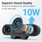 USB Monitor Speaker Bar with Clip-On, HD Stereo Loud Sound for Desktop PC and Laptop, Easily Clamps to Monitor