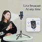 1.7M Bluetooth Wireless Selfie Tripod With Fill Light Shutter Remote Control Portable Foldable Monopod For iPhone Smart Phone