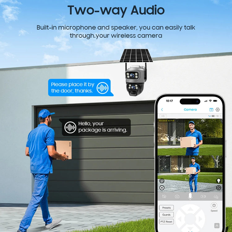V380 Dual Lens 4G Camera - ElectronAge