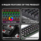 ZSUS Z61-B USB Gaming Mechanical Mini Keyboard - ElectronAge