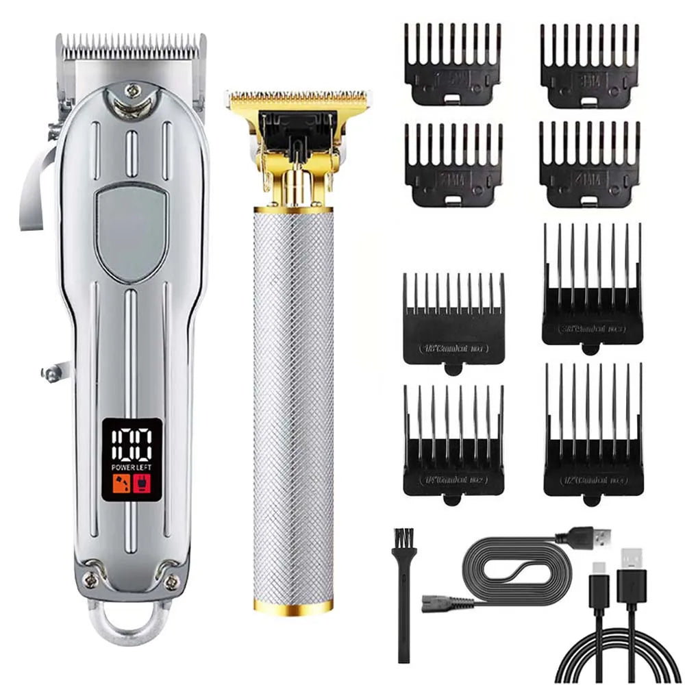 SHUYU Professional Hair Clipper and Trimmer Set - ElectronAge