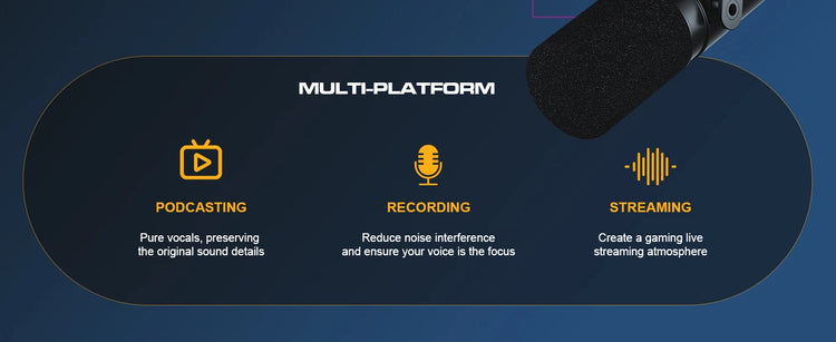 XLR/USB Gaming Microphone Kit: Dynamic PC Mic - ElectronAge