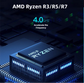 15.6" AMD Ryzen R5 R7 gaming laptops portable notebook computer pc 16GB DDR4 512GB IPS WiFi Backlight Fingerprint Unlock special