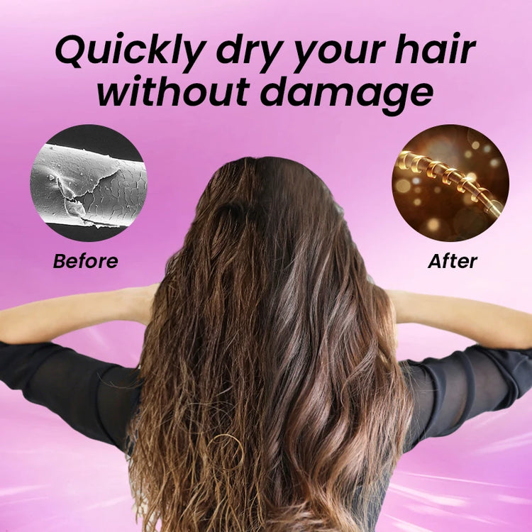 VoluVibe Ionic Breeze Pro Professional Ionic Hair Dryer - ElectronAge