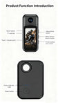 POV FHD Mini Action Camera WiFi Hands-Free Wearable Thumb Sports DV with Touch IPS Screen Portable Body Camcorder