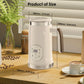 BioloMix 5-in-1 Milk Frother with Upgraded LED Display Touch Screen - Hot And Cold Foam Maker Milk Warmer for Coffee Latte