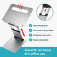 Adjustable Ergonomic Laptop Stand, Height 2.1-13.8" - ElectronAge