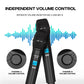 Wireless Microphone G-MARK G320AM Professional UHF 2 Channels Karaoke Mic - ElectronAge