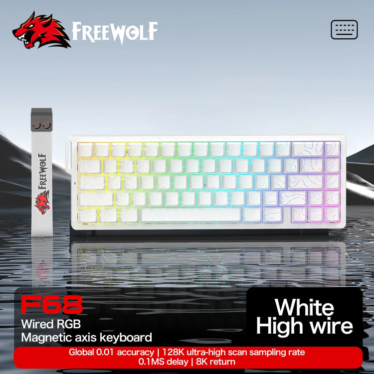 Magnetic Switch Keyboard ATTACK SHARK X68HE - ElectronAge