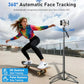 Auto Face Tracking Selfie Stick Tripod for iPhone with Light 360 Rotation That Follows Your Movement 70.8 Phone Camera Tripod S