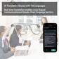 AI Translation Smart Glasses, photochromic lenses, support 160+ languages real-time translation, fashionable audio glasses.