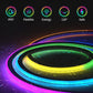 Tuya WiFi LED Neon Strip light 24V RGB Dimmable Bluetooth 2M-10M LED Lamp IP67 Waterproof Flexible Tape Music Control Christmas