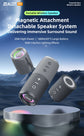ZEALOT-M5 Magnetic Bluetooth Speaker 2-in-1 Power on Couplet Mini Speaker Macaron Color Dual Channel RGB Light Bluetooth 5.4
