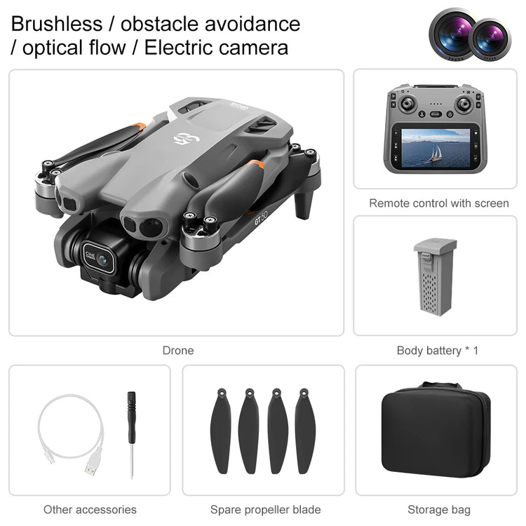 GT50 Pro Drone Factory 360° Obstacle avoidance - ElectronAge