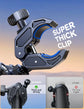 Anti-Vibration Motorcycle Phone Mount Camera Friendly Anti-Shake Bicycle Handlebar Holder with Secure Lock Universal E-Bike Scoo