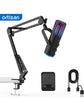 Pupgsis Gaming Microphone, USB Condenser Mic for PC, PS4/5 and Mac,Noise Cancellation Computer Mic with Mute, Reverb, Monitoring