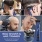Solimpia High-Speed 6D Magnetic Electric Hair Trimmer Bald Head Shaver Fast Shaving Hypoallergenic Razor 2pc Set for Man