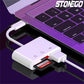 3 in 1 USB/Type C Multifunction Card Reader OTG SD TF Cards USB Memory Cards Reader Converter for MacBook Laptop Samsung