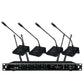 Leicozic 4 Channel Wireless Microphone Professional Radio System - ElectronAge