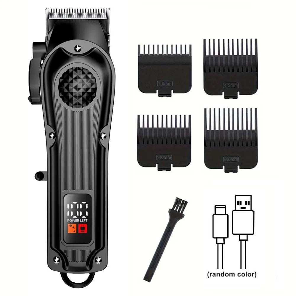 YUKU Professional Hair Clippers with LED Display - ElectronAge