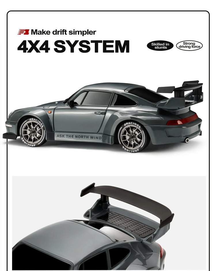 4WD 1:24 Semi-Proportional RC Drift Car - ElectronAge