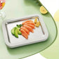 Rolled Ice Cream Maker Stainless Steel Pan With 2 Scrapers Multifunctional Cold Sweet Fried Food Plate Household Ice Cream Maker