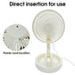 1PC Portable Folding Telescopic Floor Fan 1 Wind Speed Adjustment USB Mini Summer Silent Student Desktop Table Fan